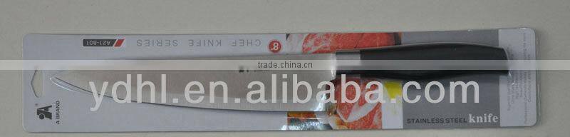 Stainless steel chef knife kitchen