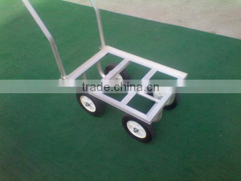 Aluminum Four Wheel Garden Cart