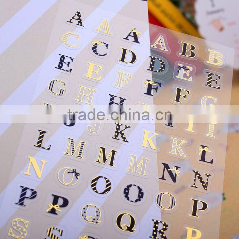 Diary Decoration Lovely Creative Alphabet Stickers
