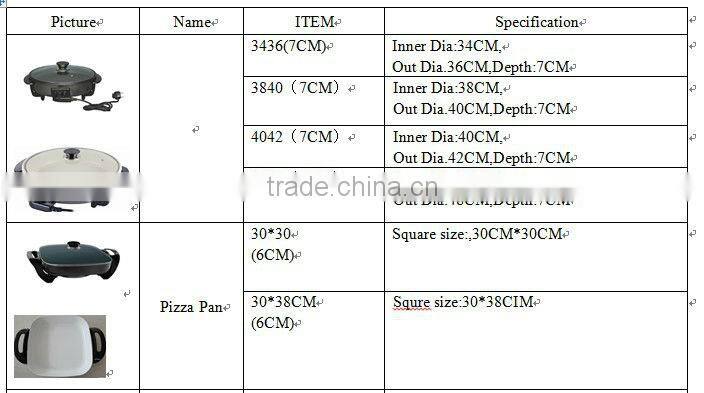 square pizza pan-non stick ceramic coating pan