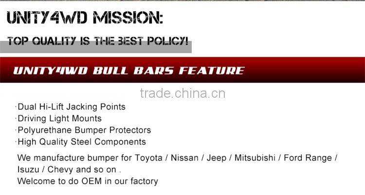 Unity manufacturer New Product 4x4 rear bumper for FORD RANGER 2012