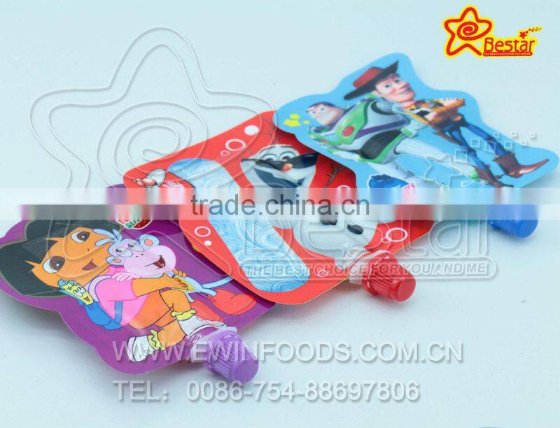 Catoon Fruit Jam Liquid Candy