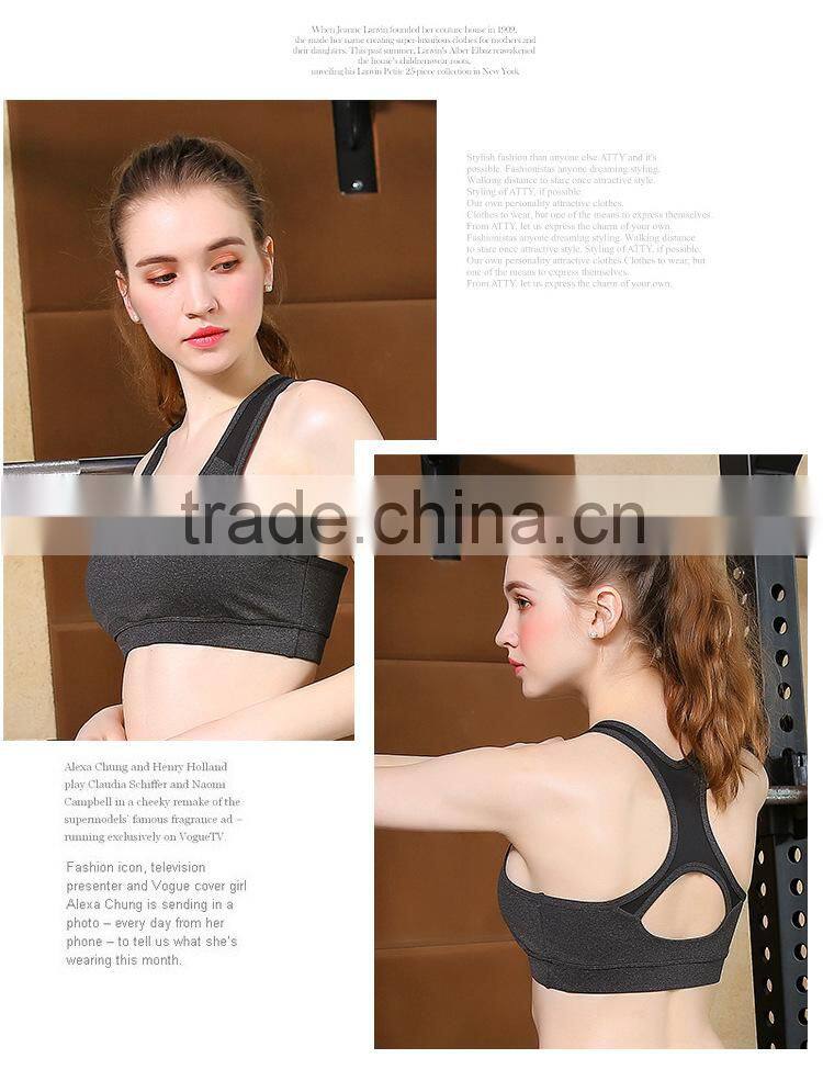 womens yoga exercise bra fitness clothes nylon spandex sports bra