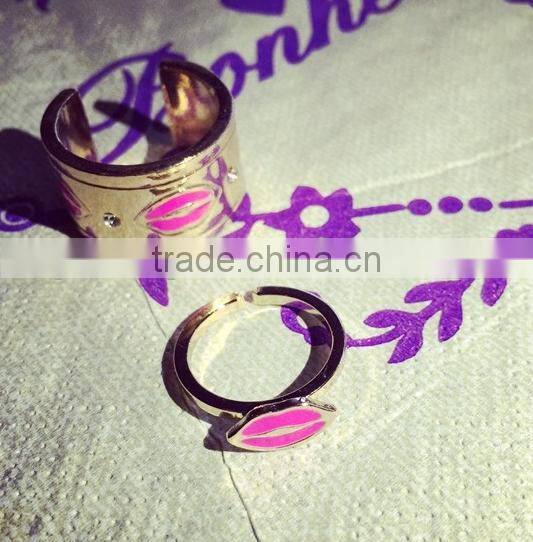 HOT sell fashion jewelry gold finger ring set midi ring set