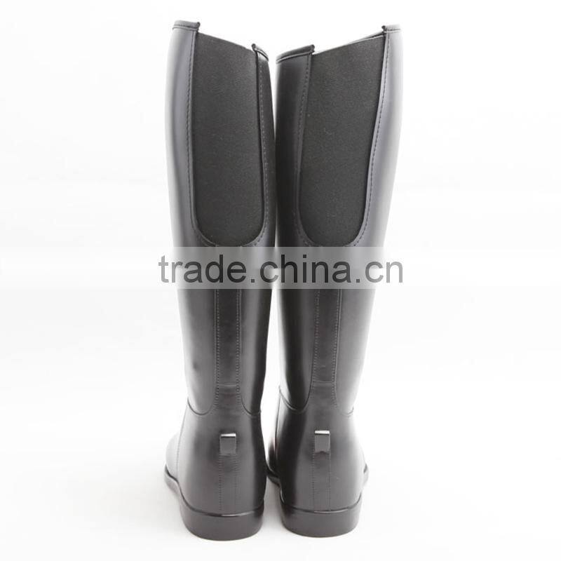 PVC Women Riding Boots, Brown Color Riding Boots