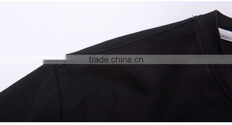 factory bulk gym v-neck or o-neck round bottom design unisex scoop bottom t shirt