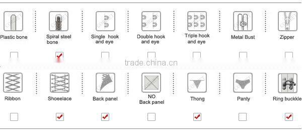 Skull Corset Steel Bone Factory Price Wholesale Overbust