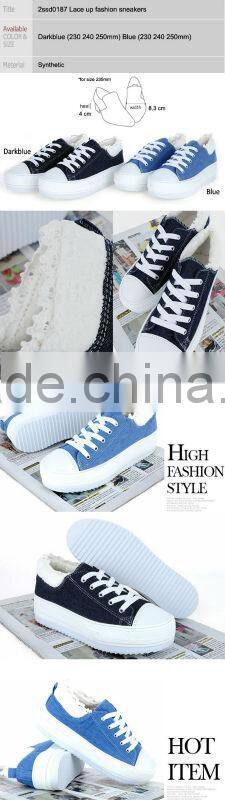 2ssd0187 platform Lace up fashion sneakers
