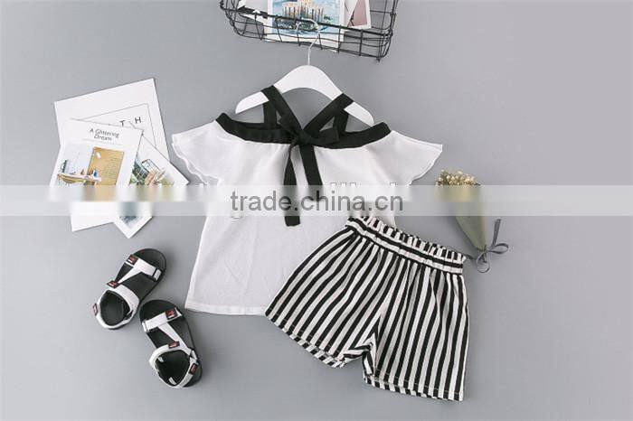 SS-981G Guangzhou Baby Apparel Kids Wear Boutique Clothing Sets Wholesale Baby Clothes Clothing Set