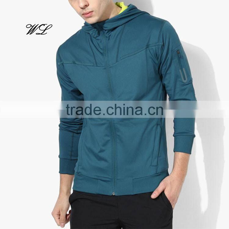 Man OEM Customised Running Jackets with Multi Men Seamless Pocket Jacket