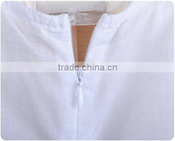 New Girls Flower Dresses Red and White Striped Princess short sleeve Dress for birthday wear SV000318