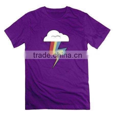 Custom 100% Cotton Simple Rubber Printed T shirts