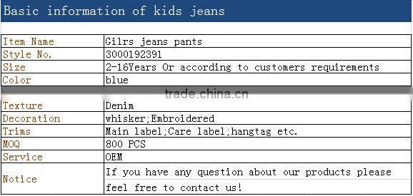 gilrs jeans
