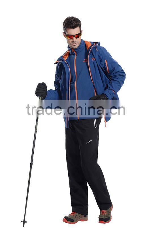 New style travel warm winter mens clothing outdoor jacket with hoodie