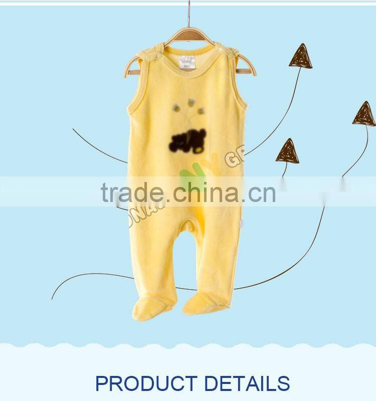 Toddler boy sleeveless baby romper suits for tees