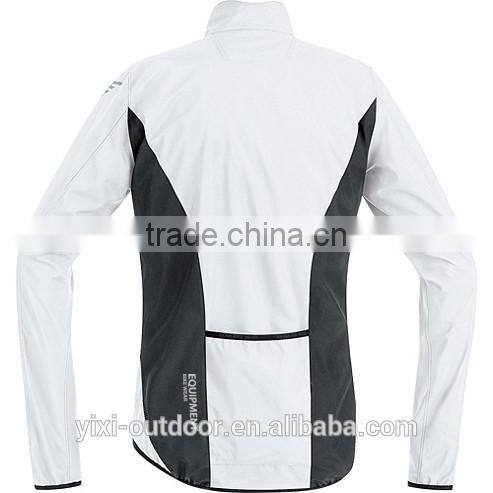 2016 latest design white jacket windbreaker cycling jacket for men