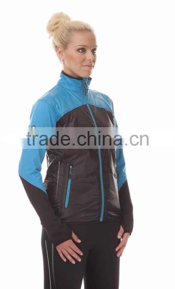 Ultralight softshell down running jacket coats women for the winter