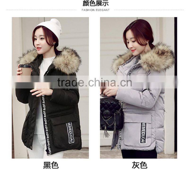 Fashion Womens Thicken Warm Winter Coat Hood Parka
