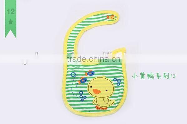 wholesale 2016 embroidery cartoon baby bibs 100% cotton