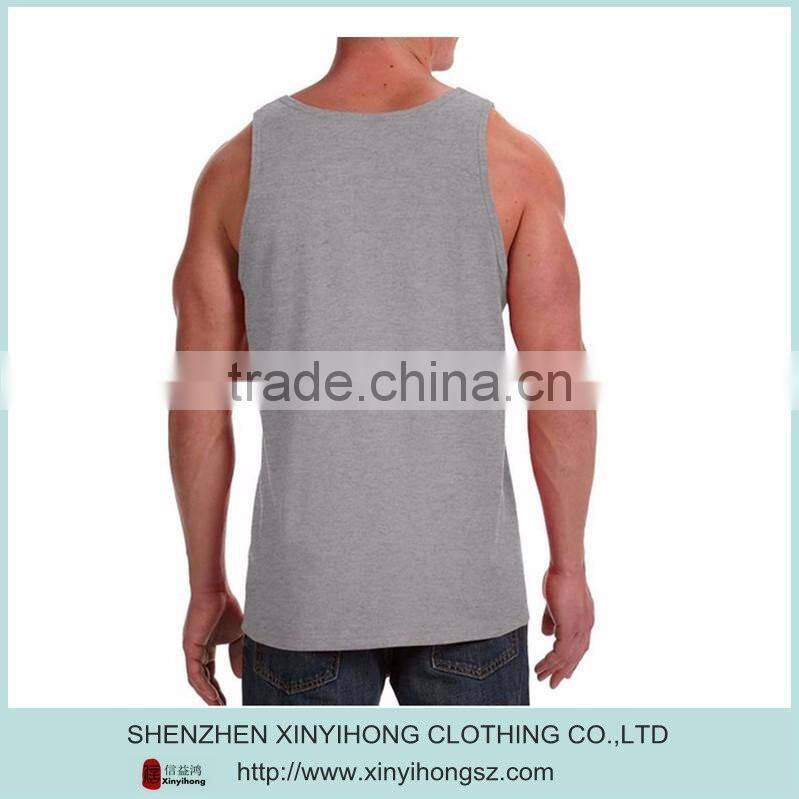 wholesale men plain gym tank tops in bulk with your design