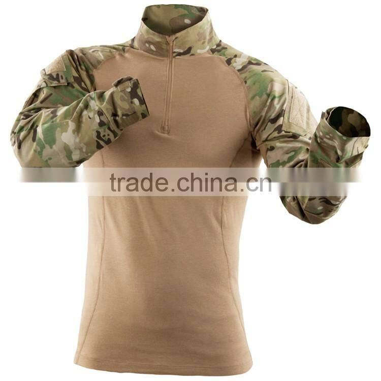 Digital camouflage military uniform army combat shirt