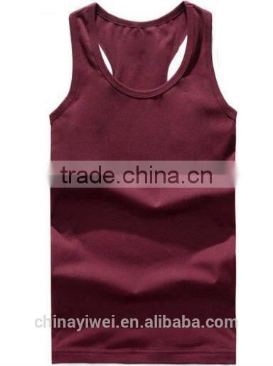 Loose womens plain cotton vest tops