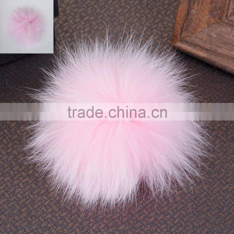 Wholesale New Fashion Trend Round Sable Fur Pom Pom Balls