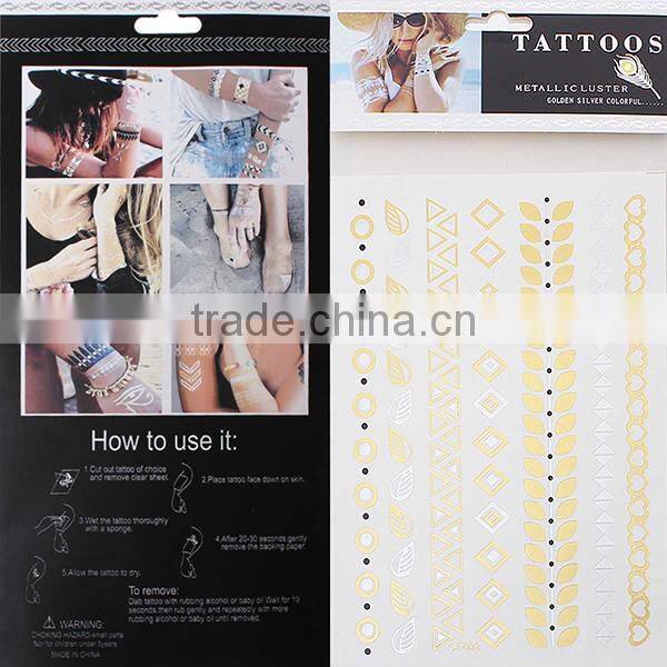 Wholesale Body Art Multicolor Mixed Pattern Temporary Belly Tattoos