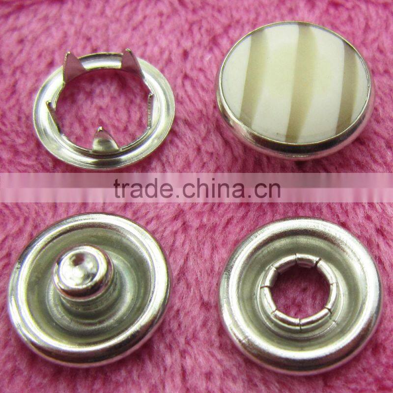 2015 New Fashion pearl prong snap button for garments/shirts