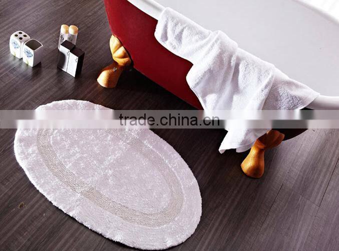 Oval Anti-Slip Bath Rug For Bathroom