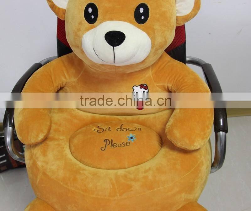 Sofa Type and plush,Soft plush,stuffed with PP cotton Material plush animal sofa chair