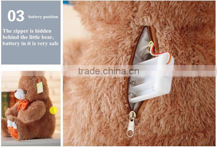 stuffed bear toy Plush Soft Stuffed Toy funning recording bear