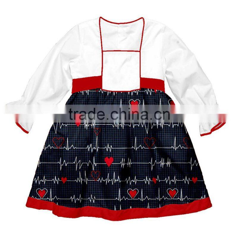 Fashion Baby Dress Long Sleeve Pirncess Girls Clothes Spring Autumn Winter Children Dresses For Girl Clothing