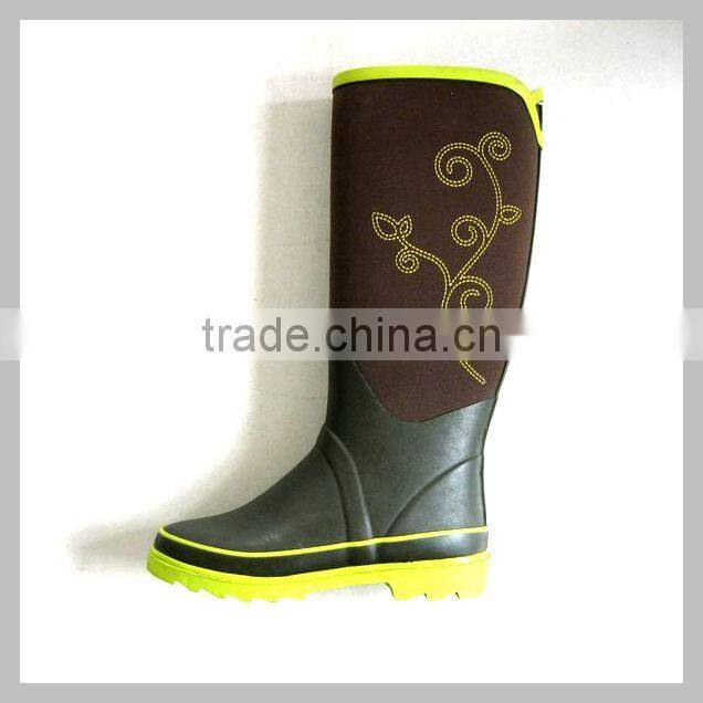 women fashion rubber rain boots