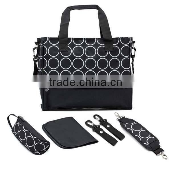 5pcs nappy pouch changing mat adult baby diaper bag