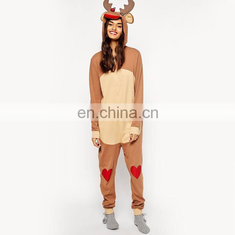 Chritmas gift winter funny animal onesie, adult casual onesie