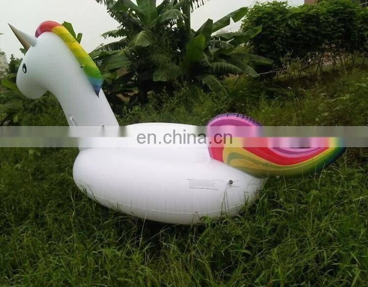 Outdoor Swimming Pool Floatie Lounge Toy Giant Inflatable Air Mattress Unicorn Float For Adults and Kids