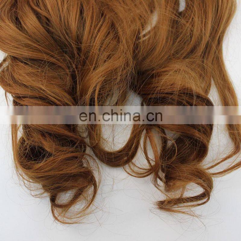 Simulation wig hair piece of Virgin European hair wig