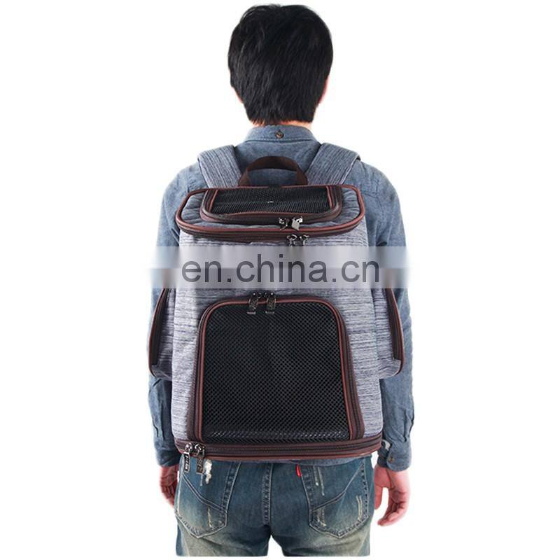ODM fashion new denim pet backpack for man and women