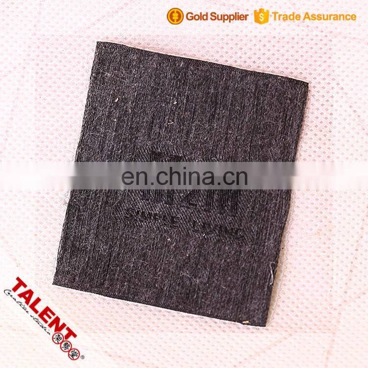 custom Originality Special imitation fur woven label patch for garment