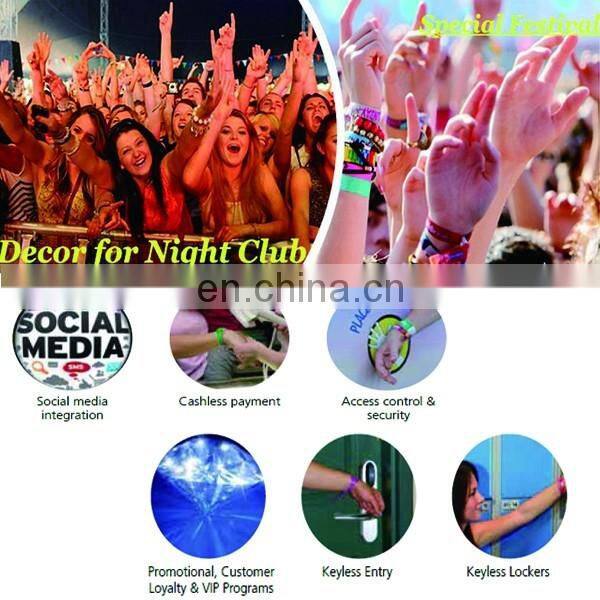 passive rfid wristband for access control rfid wristband technology