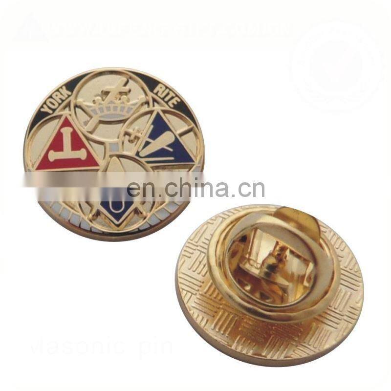 factory supplier hot selling masonic items/ masonic lapel pins