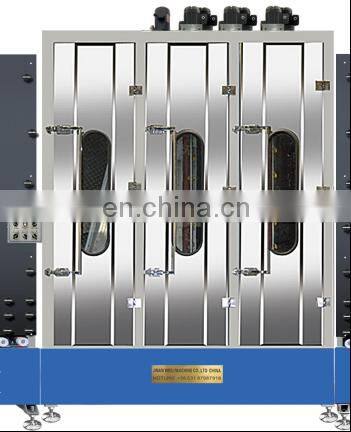 Jinan factory 2000mm automatic vertical insulating glass washing and drying Machine