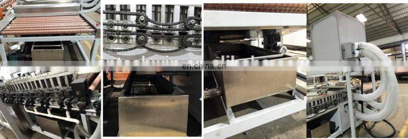 good quality cheap price float glass washing machine supply by manufacturer in China