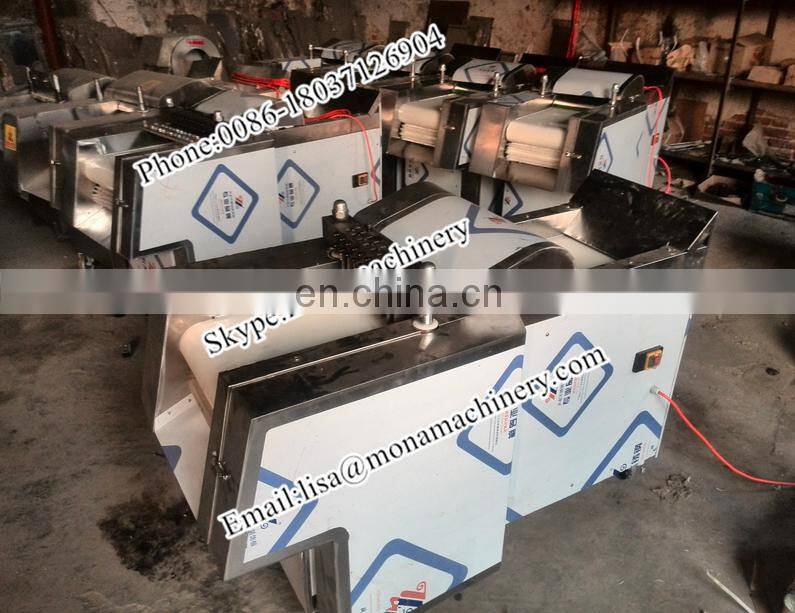 Ribs frozen meat Chicken leg cutter Commercial Pork Chop Cutting Machine/steak Cube Cutter/chicken Thighs Cutting Machine
