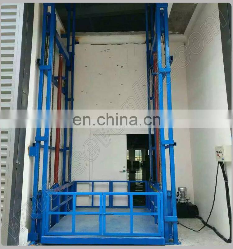 7LSJD Shandong SevenLift electric bed lifting mechanism cargo lift cage elevator guide rails