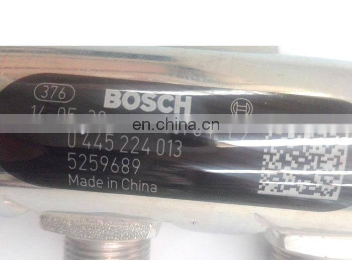 Foton ISF3.8 engine high pressure fuel rail 5259689 / 0445224013