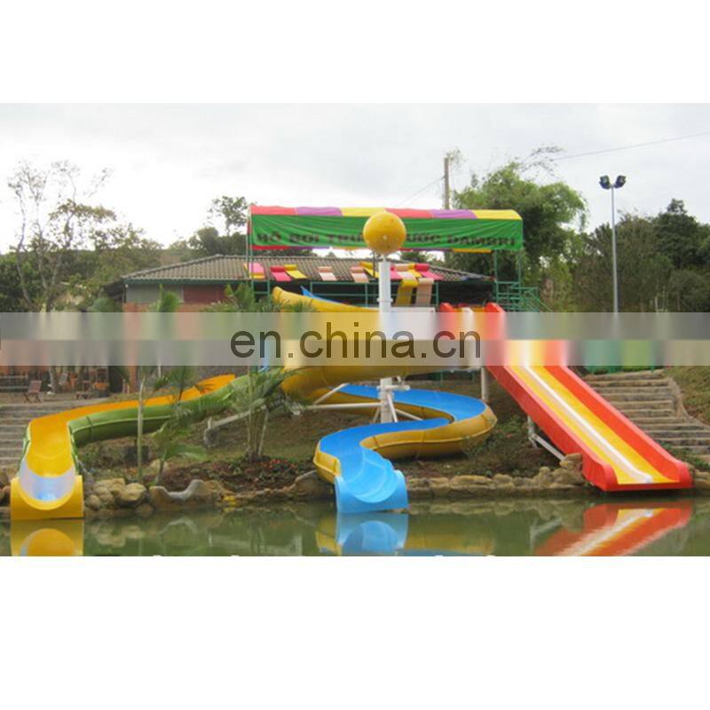 High Quality super tube tunnel water park slides, tall loops and trilling large fiberglass water slides for saleTX-91801