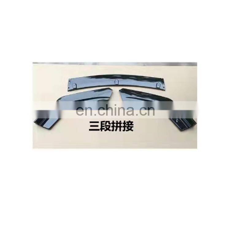 Matte black three - stage car shovel front protector PP material durable universal bumper