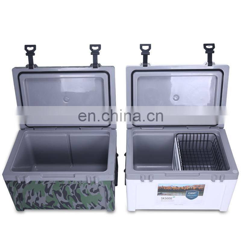 Insulated wholesale Hot selling Eco friendly Outdoor 50L Waterproof Portable cooler box For Camping fishing